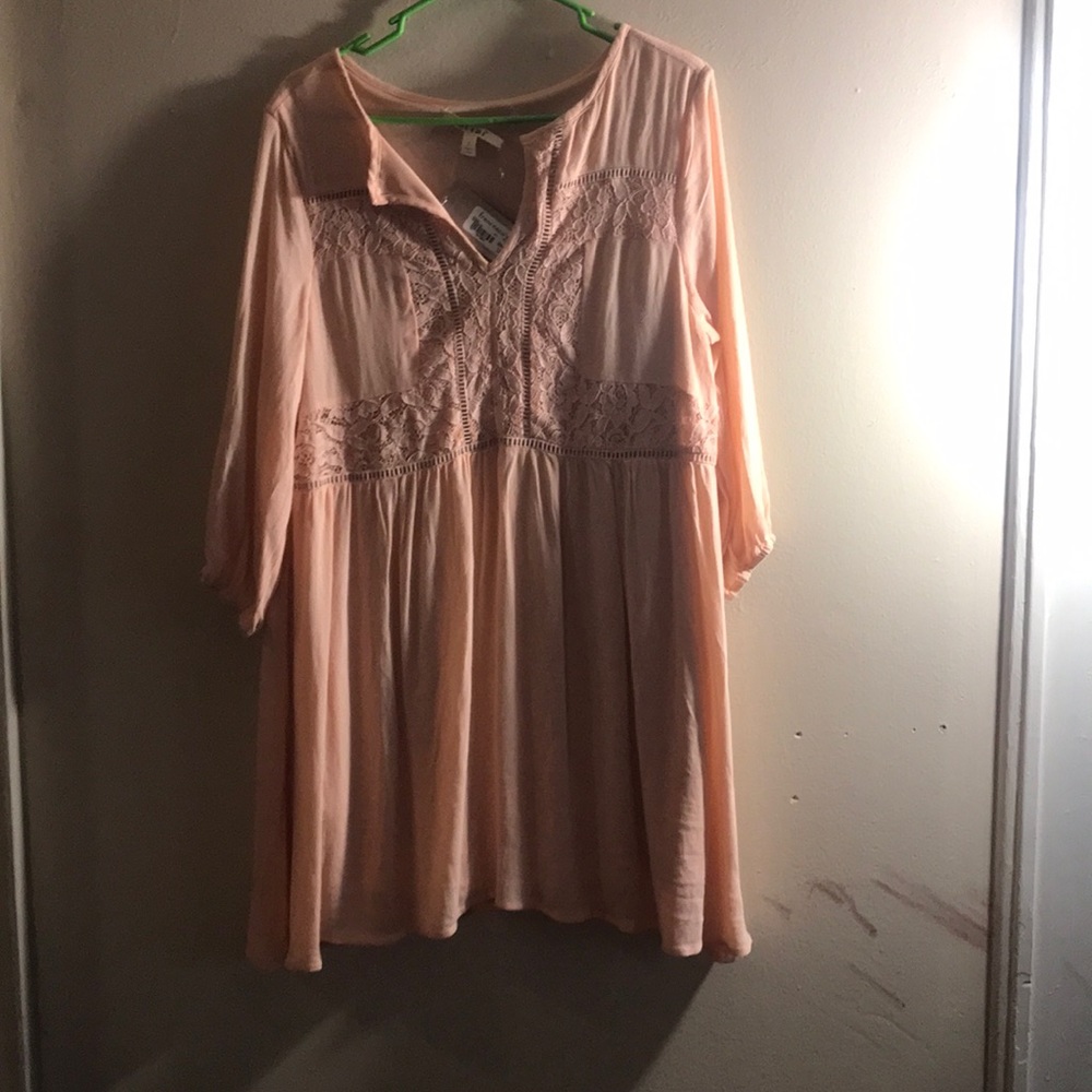 cute peach dress